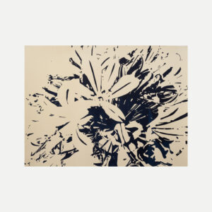 Hand Printed Agapanthus Exploded III